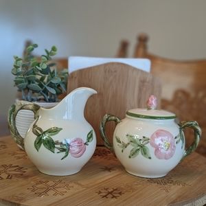 Franciscan Ware Desert Rose Creamer/Sugar Bowl set